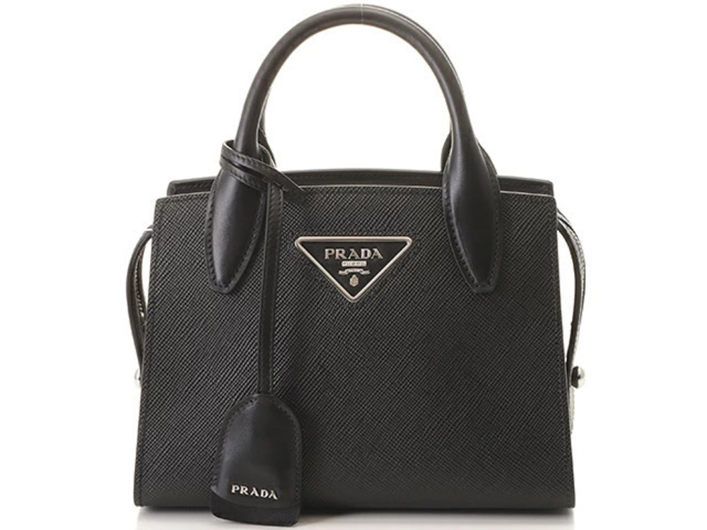 Prada Christine Saffiano Leather Handbag
